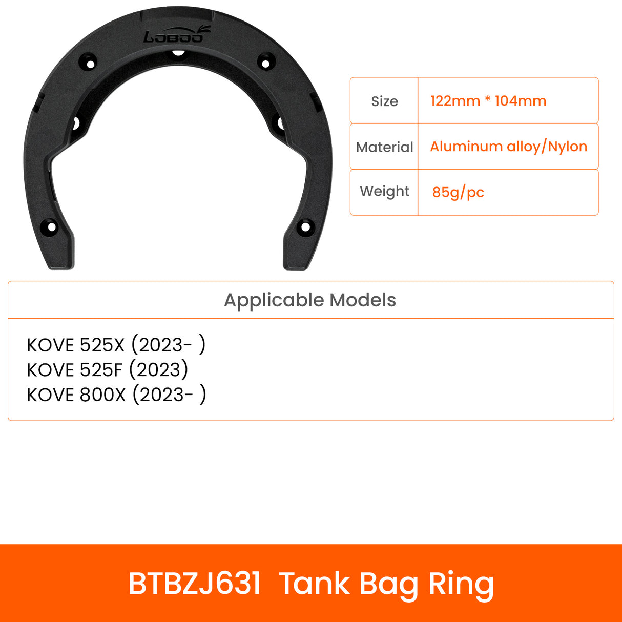 Tank taske ring: KOVE